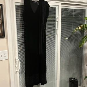 Liz Claiborne collection, beautiful black velvet dress